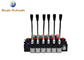Mobile Directional Valves Dcv 200 Sectional 6 Levers Spring Centered Valves For Construction And Earth Moving Machines